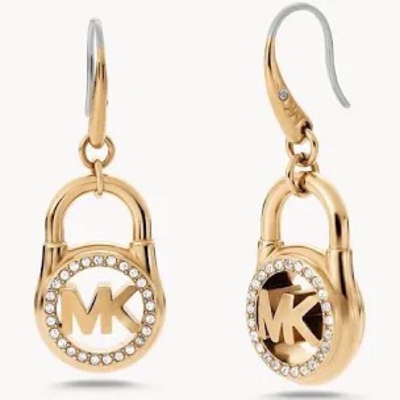 Michael Kors Lock Drop Earrings - Picture 1 of 4